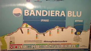 Bisceglie, un tuffo dove il mare è più blu