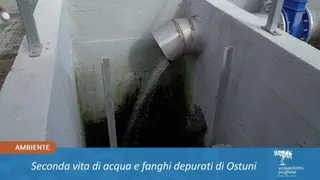 Seconda vita di acqua e fanghi depurati di Ostuni