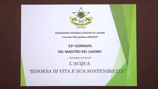 Acqua e Sostenibilità: una lezione per i giovani